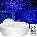 Produktbild Moldiy LED Sternenhimmel Projektor Lampe Kinder Nachtlicht Baby Sterne Lampe mit Fernbedienung/Bluetooth Lautsprecher und Starry Stern/Wasserwellen-Welleneffekt für Party Geburtztag