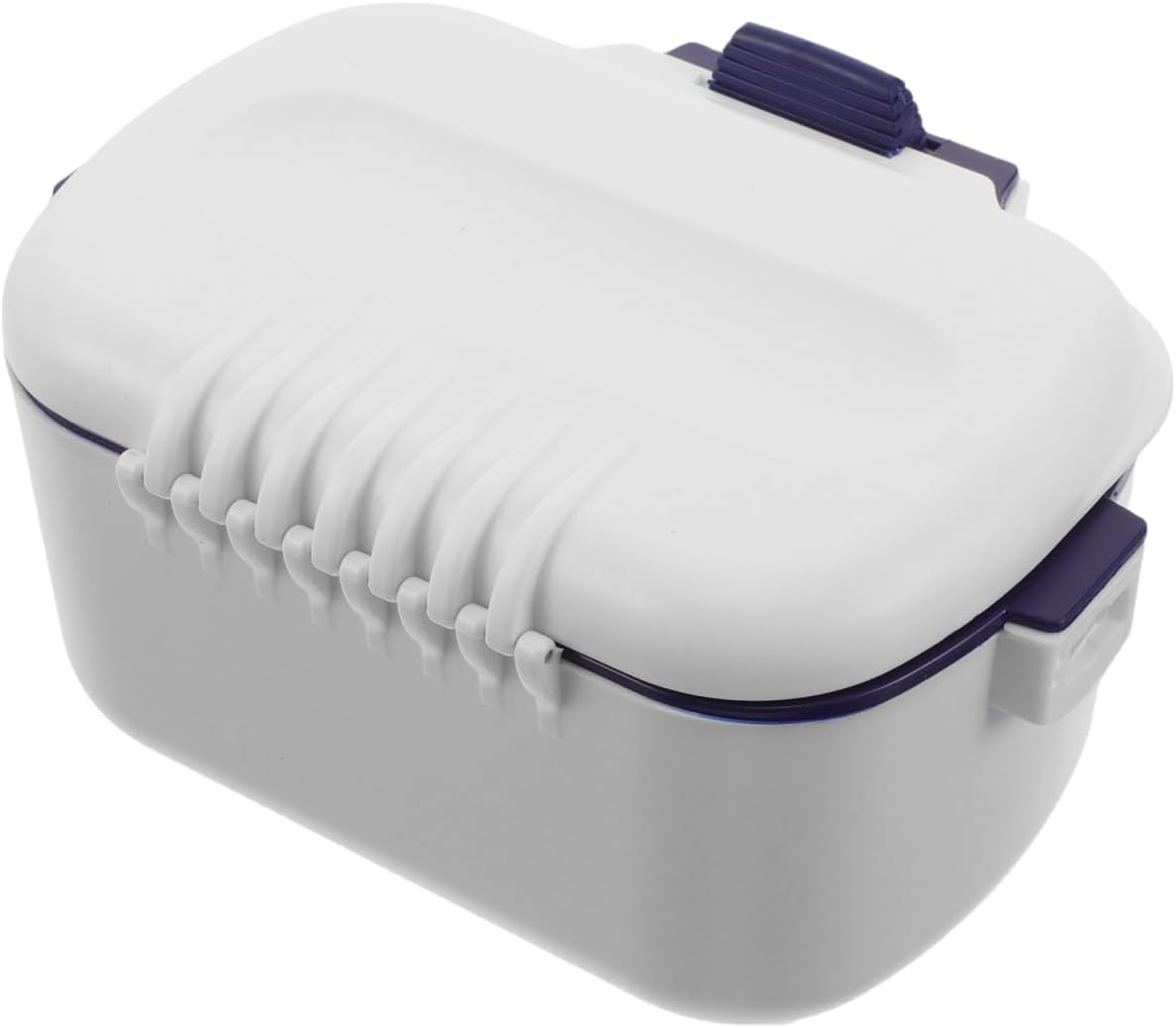 Fishing Bait Box Insulated Worm Storage Container with Dual Compartments Plastic Bait Holder Box for Worms and Maggots Portable Case for Outdoor Fishing