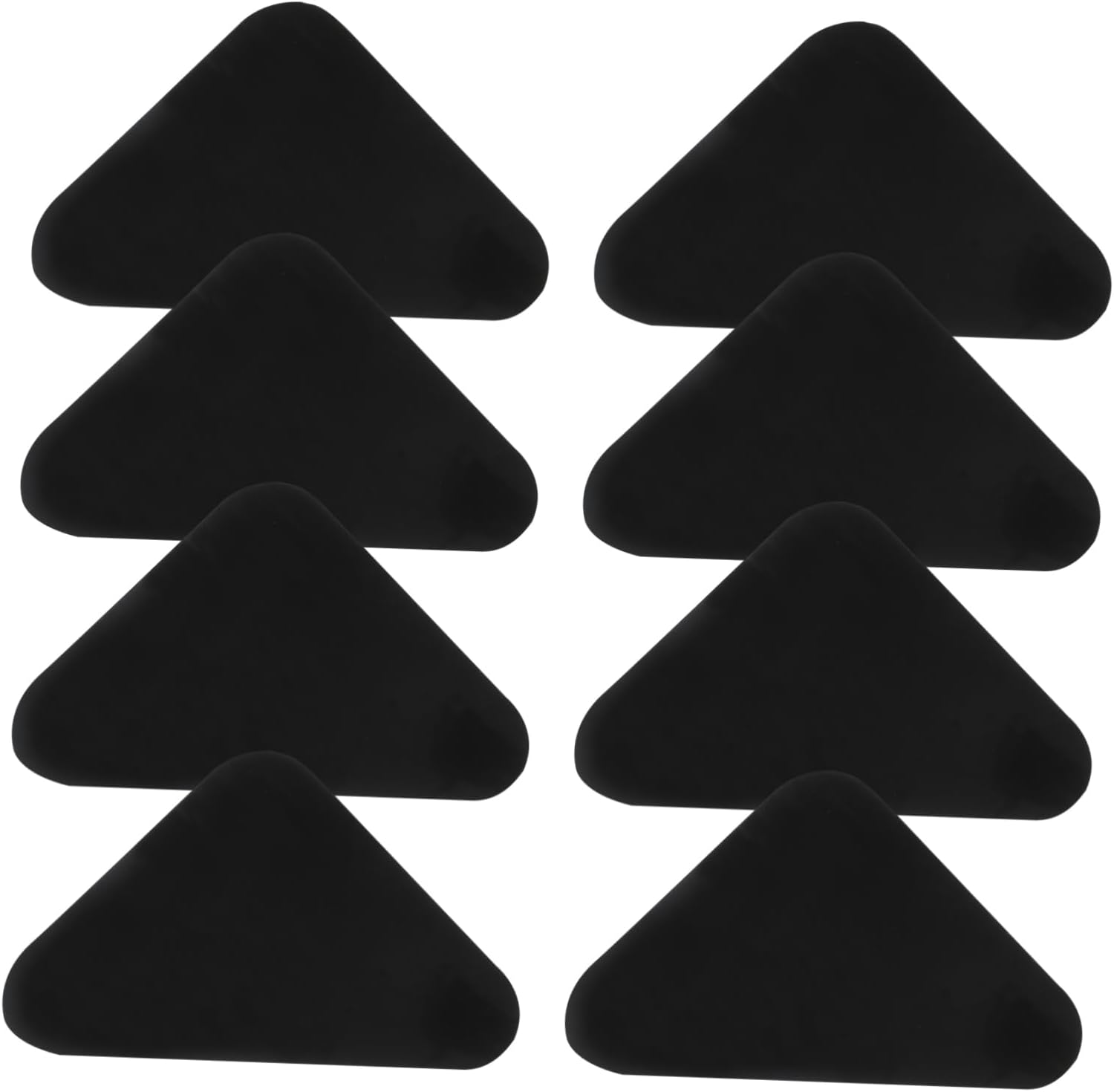 Amosfun 8pcs Rug Anti Curling Stickers with PU Non Slip Grip Pads