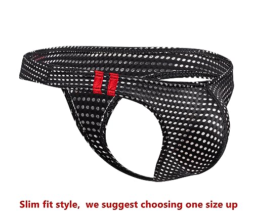 Men's Spandex Thong Bikini Low Rise Slim Fit Briefs Underwear3