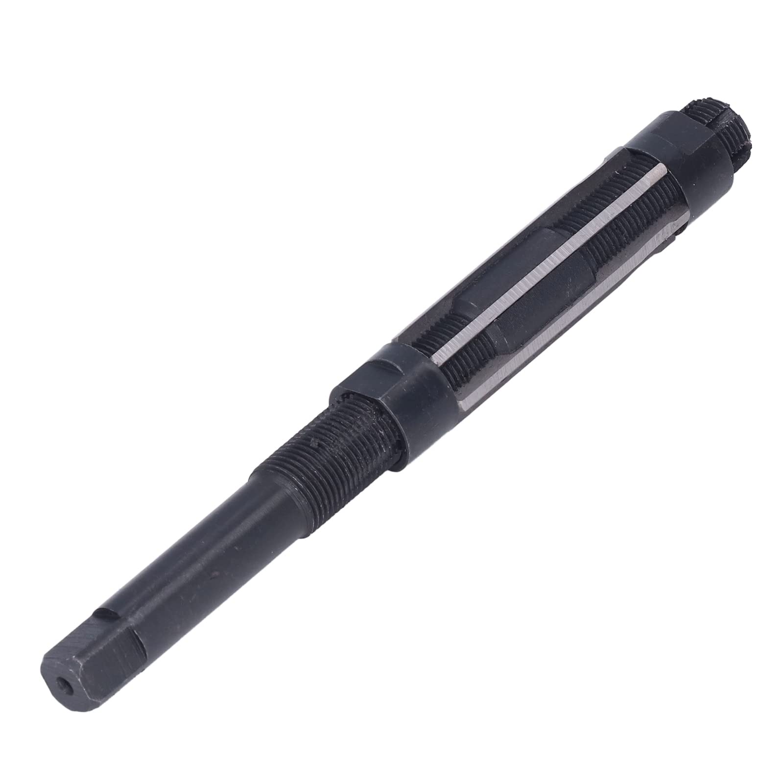 9SiCr Hand Reamer Alloy Tool,6 Straight Flutes Hand Milling Cutter Tool Round Shank Milling Cutting Tool Reaming Drill Bit for Stainless Steel Metal Hole