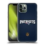 Producto oficial NFL Head Case Designs Licenciado Oficialmente NFL Fútbol Logo de los Patriotas de Nueva Inglaterra Carcasa de Gel de Silicona Compatible con Apple iPhone 11 Pro