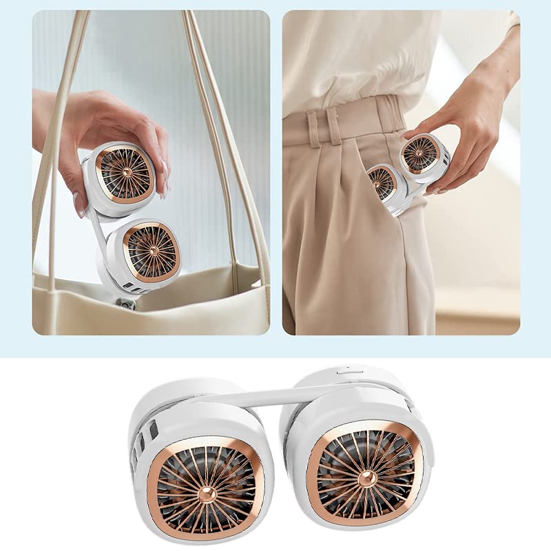 Amazon.co.jp : 扇風機 首掛け 静音 ネッククーラー Type-C充電式 長