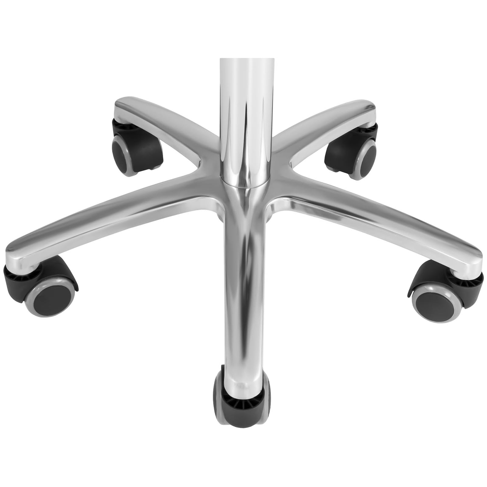 Physa Taburete de peluquería ergonómico 500-640 mm 150 kg Negro Asiento silla de montar Funda lavable cuero artificial