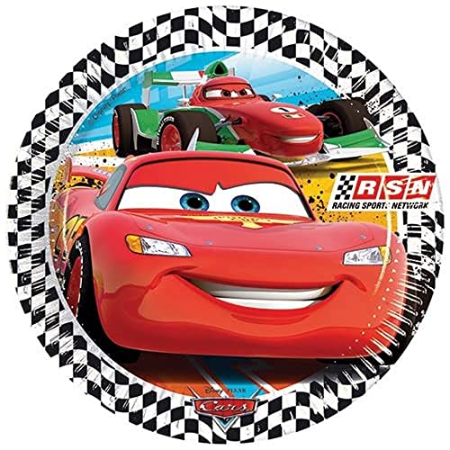 Disney Cars RSN 8pc Party Plates Paper