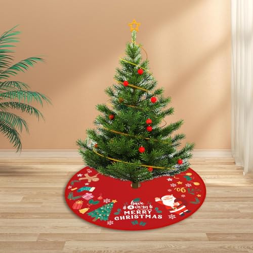 Colcolo Saia de árvore de natal, avental de árvore de natal, diâmetro 90cm, decoração de natal, saia