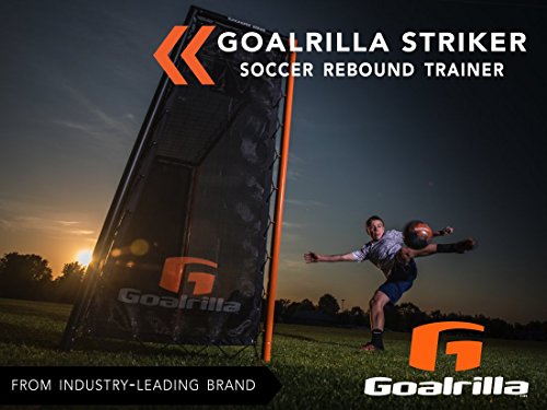 Goalrilla Striker Soccer Rebound Trainer with Double-Sided, Ultra-Responsive Rebounding Net and Goal - Thumbnail 2