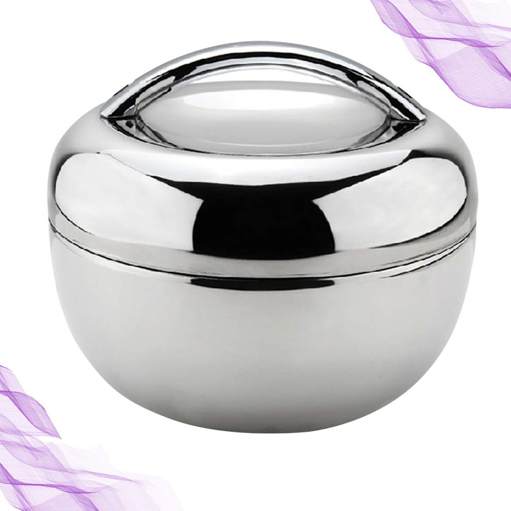 VOSAREA Boîte à Déjeuner Bento 1 L Acier Inoxydable Qualité Alimentaire Compartimentée Maintien au Chaud pour Étudiants Bureau Travail Portable