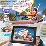 Digital Picture Frame 10.1 Inch WiFi Touch Screen Digital Photo Frame Slideshow, IPS HD Display Digital Frame 16GB Storage, Share Photos and Videos via Uhale App Gifts for Women Men Birthday Family - Image 4