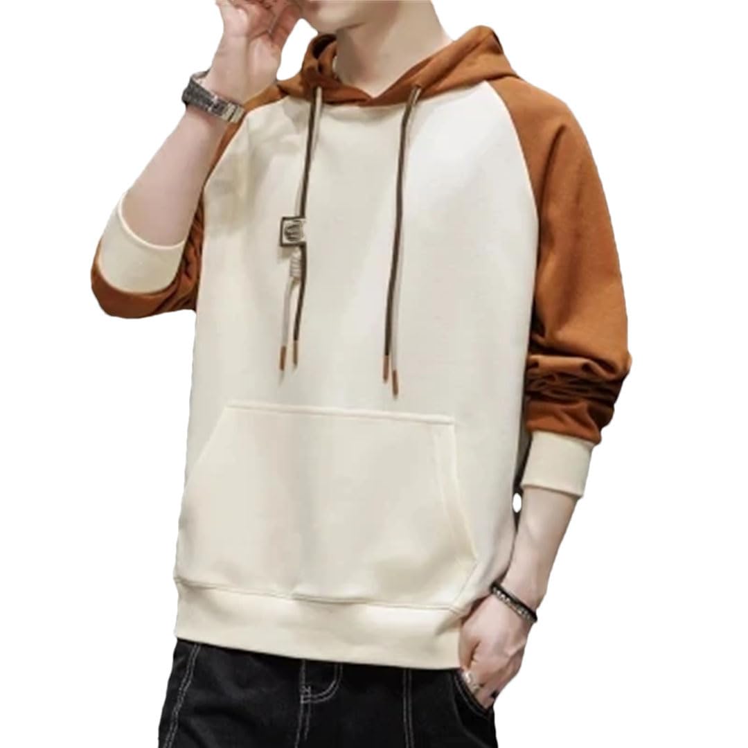 Felpe con cappuccio da uomo patchwork abbigliamento moda hip hop felpe con cappuccio pullover top con cappuccio