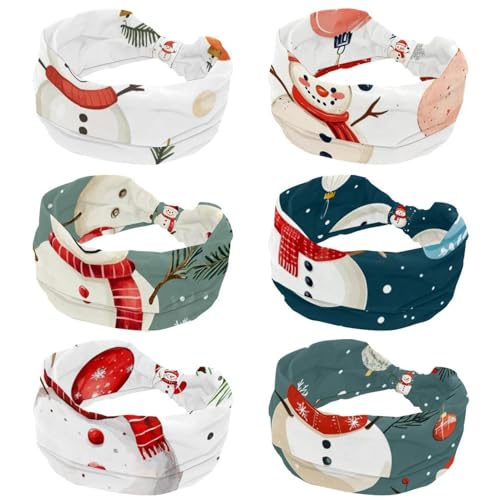 Bandeaux bonhomme de neige finis les cheveux dans les yeux avec ce lot de 6