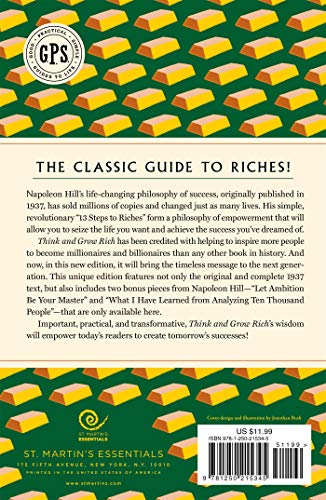 Think and Grow Rich: The Complete Original Edition Plus Bonus Material: (A GPS Guide to Life)