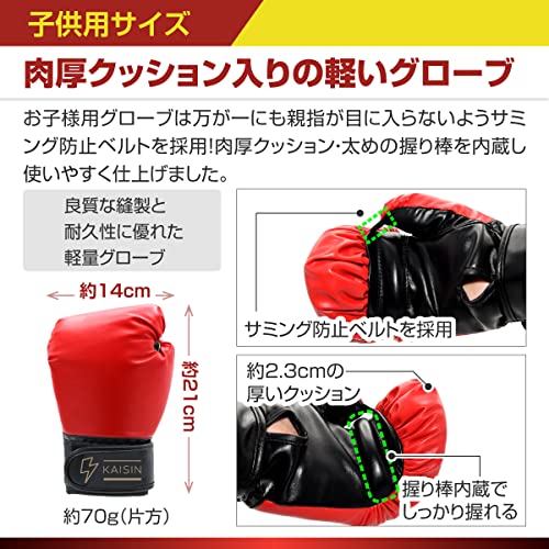 KAISIN ボクシング グローブ ミット セット パンチング 空手