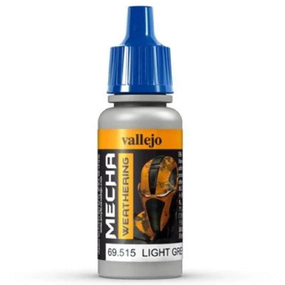 Vallejo 17 ml "AV Mecha Color" Acrylic Airbrush Colour - Light Grey Wash