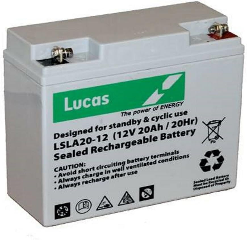 lucas 12v 20ah battery for mobility use inc scooters and wheelchairs Amazon.co.uk Health