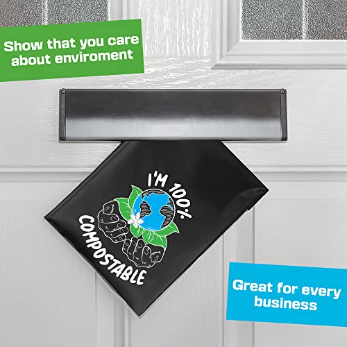 Sac postal biodégradable 25,5x35,5 cm pour expédition écoresponsable e-commerce - 5