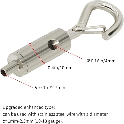 Miniatura 6 de Kit para colgar cuadros, kit para colgar espejos, ajustable, resistente, con accesorios de alambre para espejo de marco 78 pulgadas x 116, 50