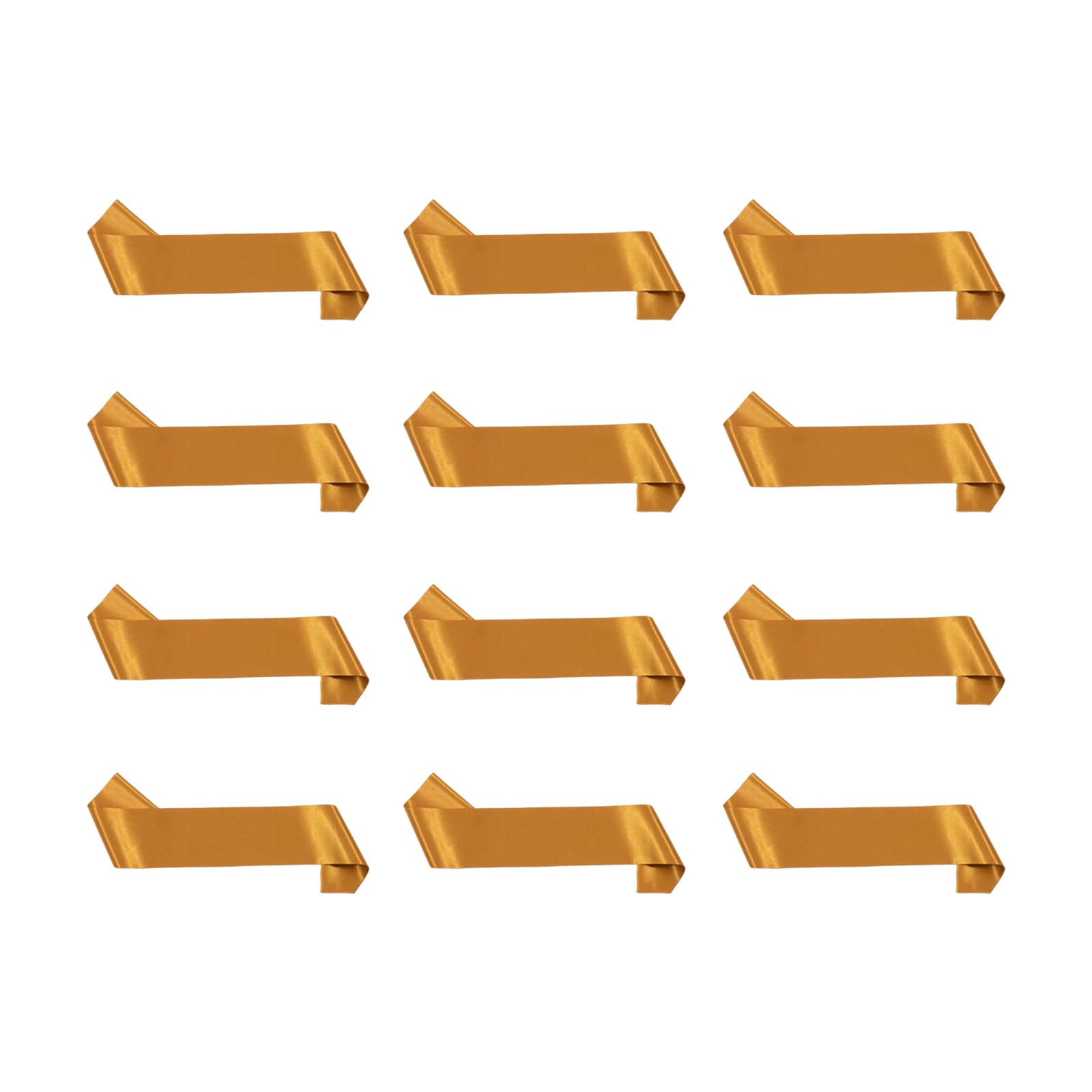 Carotoe Gold Multipurpose Adjustable Party Straps Accessories For Weddings Birthdays Soft Satins Materials Blanks Sashes Customizable Party Shoulder Straps