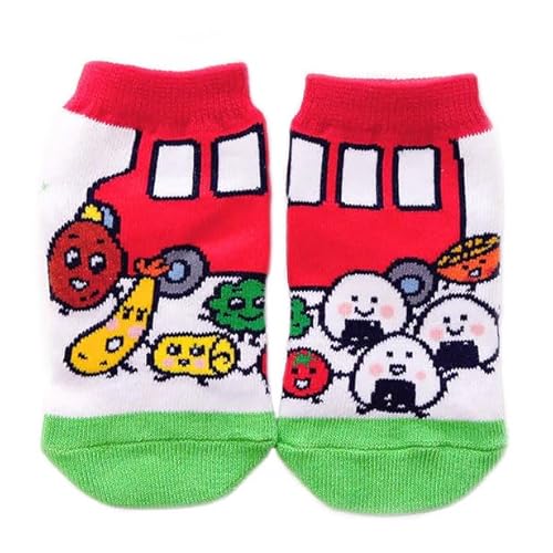 絵本のくつした 靴下 ソックス キッズ 13〜18㎝ [特典シール付き] (おべんとうバス おでかけ こども)のサムネイル