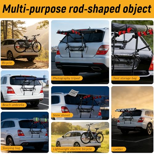 Compact Folding 3-Bike Trunk Rack