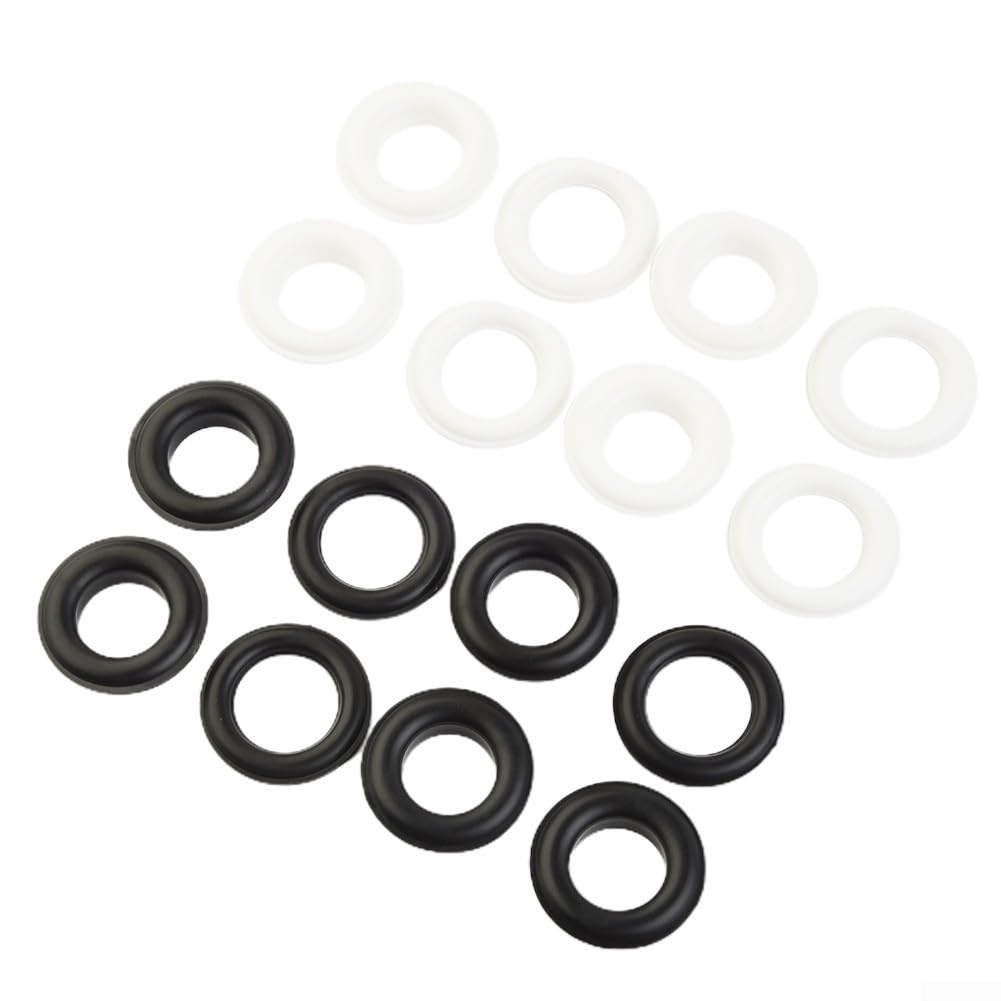 Kit di occhielli a pressione in resina, interni regolabili, esterno 15 mm, esterno 28 mm, chiusura per foro dell'aria in plastica, autobloccante, maschio femmina, per riparazione teloni, tende da sole