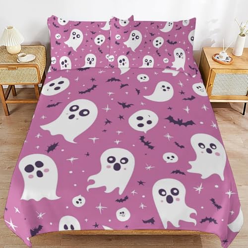 Ropa de cama infantil de animales rosas en microfibra transpirable para cama juvenil 2