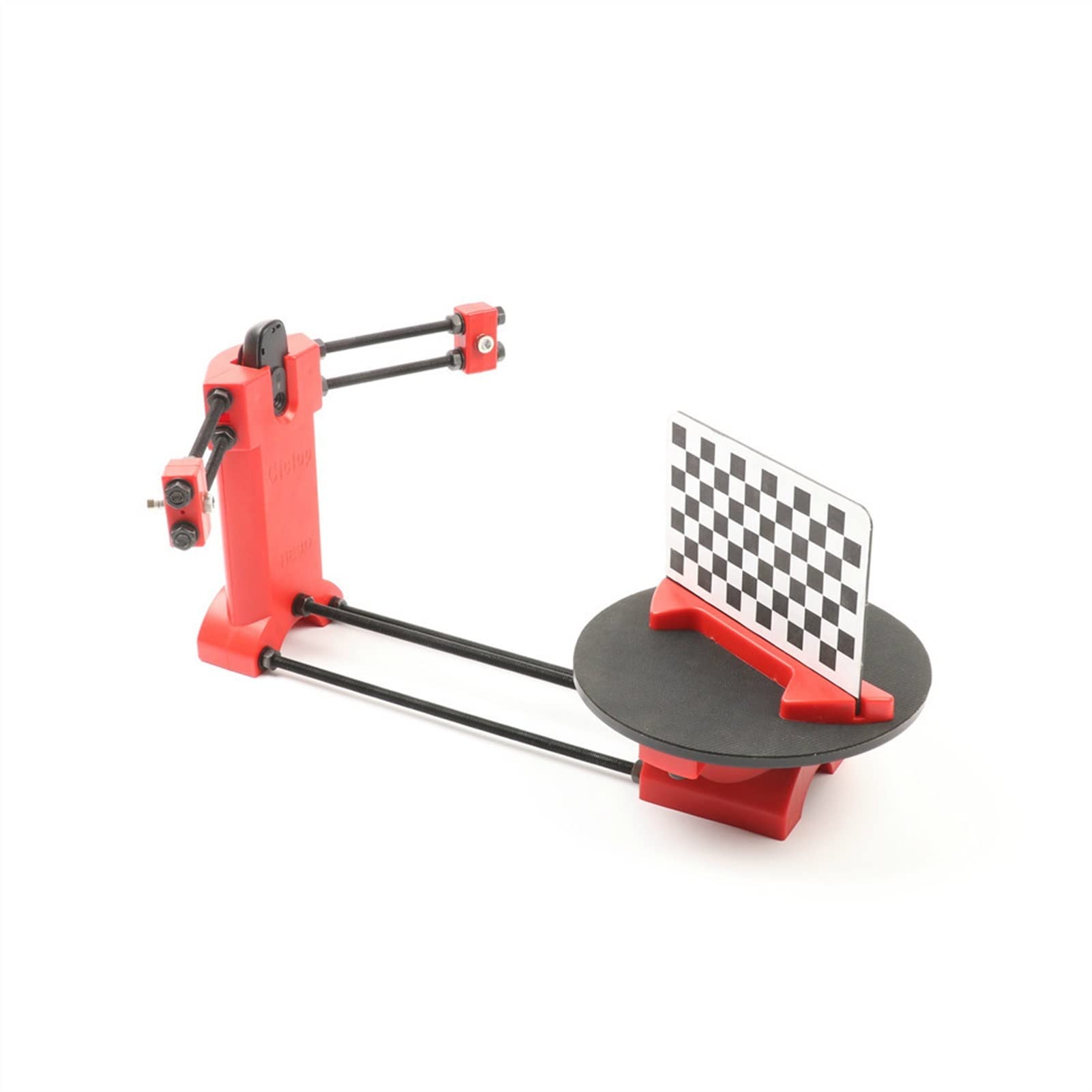 Scanner 3D, Scanner 3D open source 3D Fai da te Kit, parti di stampaggio a iniezione di plastica rossa per piccoli oggetti