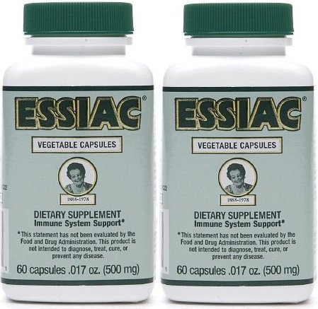Essiac Capsules 500 Mg, 60 Vegetarian Capsules 60 X 2