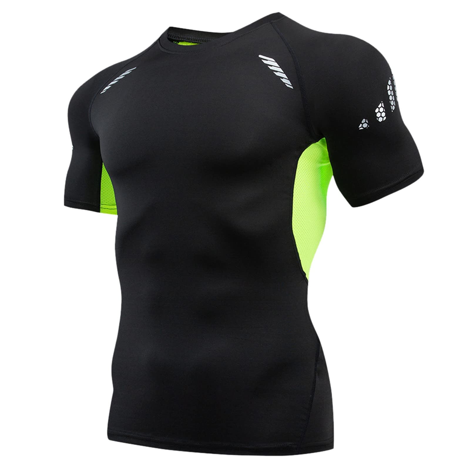 Generisch Pack de 3 camisetas para hombre, 3 camisetas de manga corta monocromáticas para hombres y mujeres, tallas S-4XL, camiseta para hombre, color negro, cuello en V, camiseta para hombre, talla