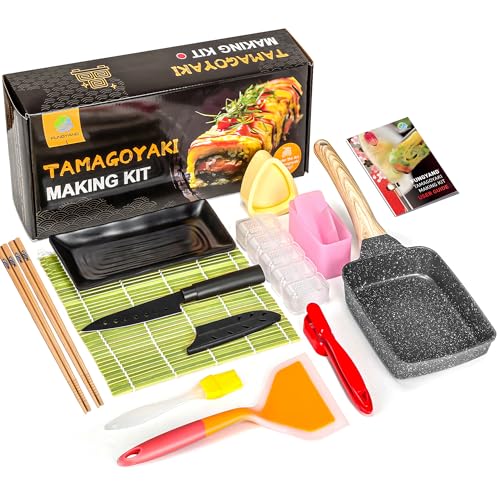 FUNGYAND Tamagoyaki Pan Deluxe Set
