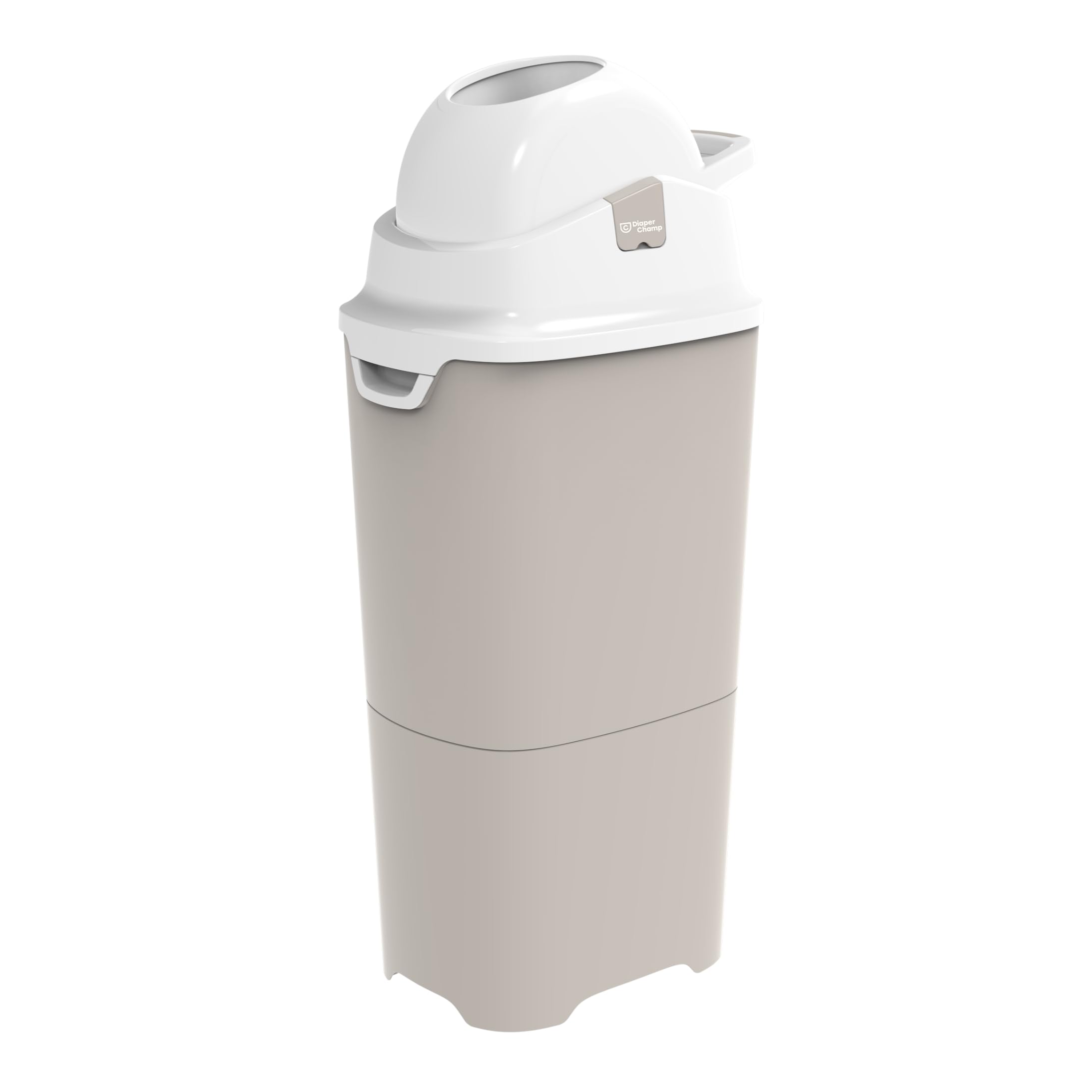 DiaperChamp Maxi Clay - Cubo de pañales inodoro - gran capacidad de hasta 60 pañales - use bolsas normales - ideal para varios niños en pañales, gemelos, guarderías, cuidadores de huéspedes