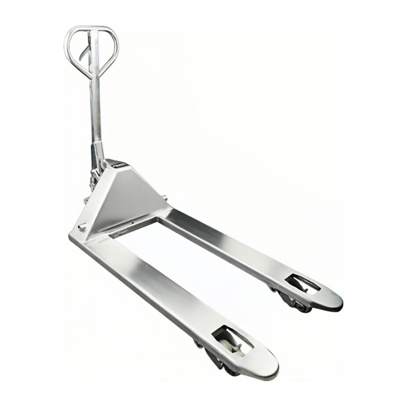 Xumh2024-3 Adjustable Fork Pallet Truck Stainless Steel Hand Pallet Truck with Dual Wheels for Industrial Transport Use(Small)
