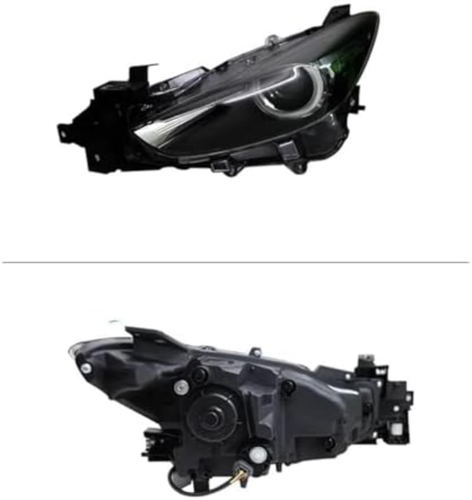 Dla Mazda 3, dla Mazda3, dla Axela 2017-2018 przedni reflektor samochodowy reflektor dynamiczny obiektyw kierunkowskazu lampy samochodowe światło Lusterko samochodowe (Headlight LED)