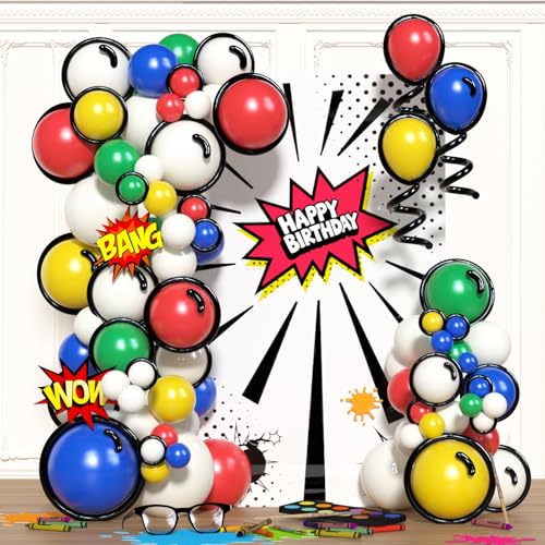 Arche de ballons anniversaire et mariage guirlande DIY festive