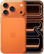 Apple iPhone 17 Pro, US Version, 256GB, eSIM, Cosmic Orange- Unlocked (Renewed)