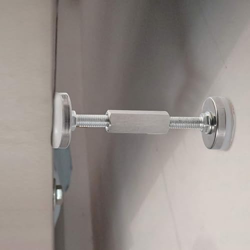 Miniatura 4 de BESPORTBLE 2 piezas de acero inoxidable para cabecero estabilizador de pared marco de cama tapón de pared soporte de pared ajustable suministros