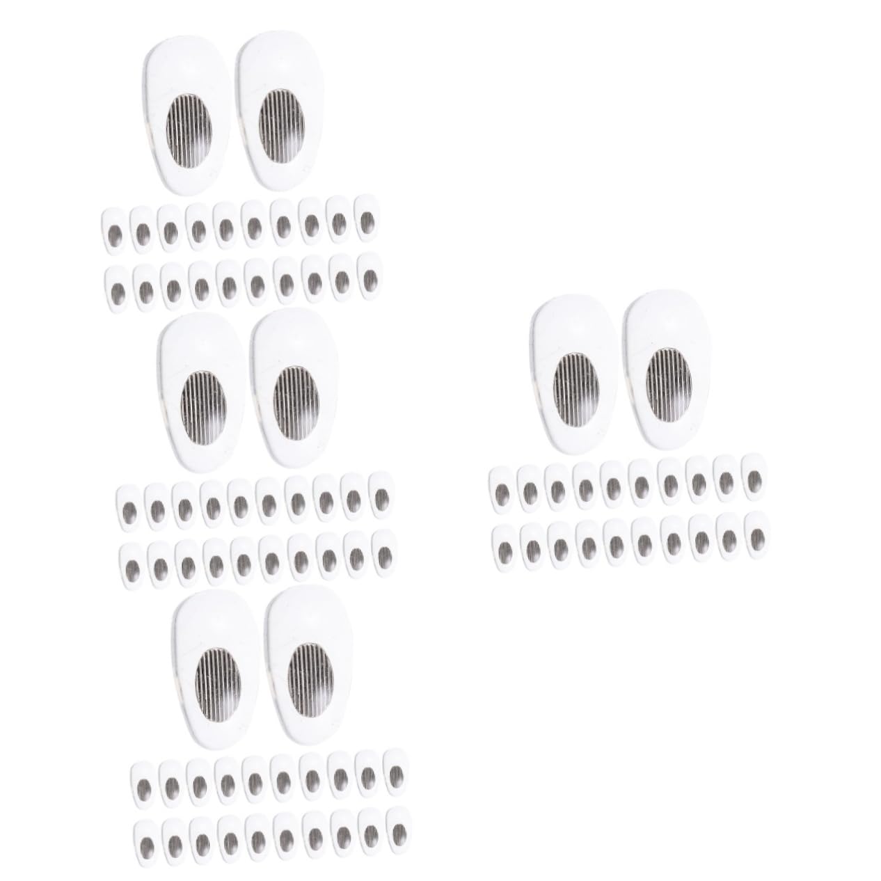 60 Pares Almohadillas Para La Nariz Gafas Nariz Almohadillas Nasales De Espuma Suave Almohadillas Nasales Antideslizantes A3 Marco De Los Lentes Gafas De Sol Núcleo De Cobre