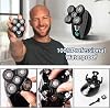 Head Shavers for Bald Men, Rotary Waterproof Cordless Bald Electric Shavers, Dry Wet Shaving for Men (Black)