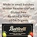 Botticelli All Day Blend Ground Coffee, USDA Organic, High Caffeine, Medium Roast 10oz