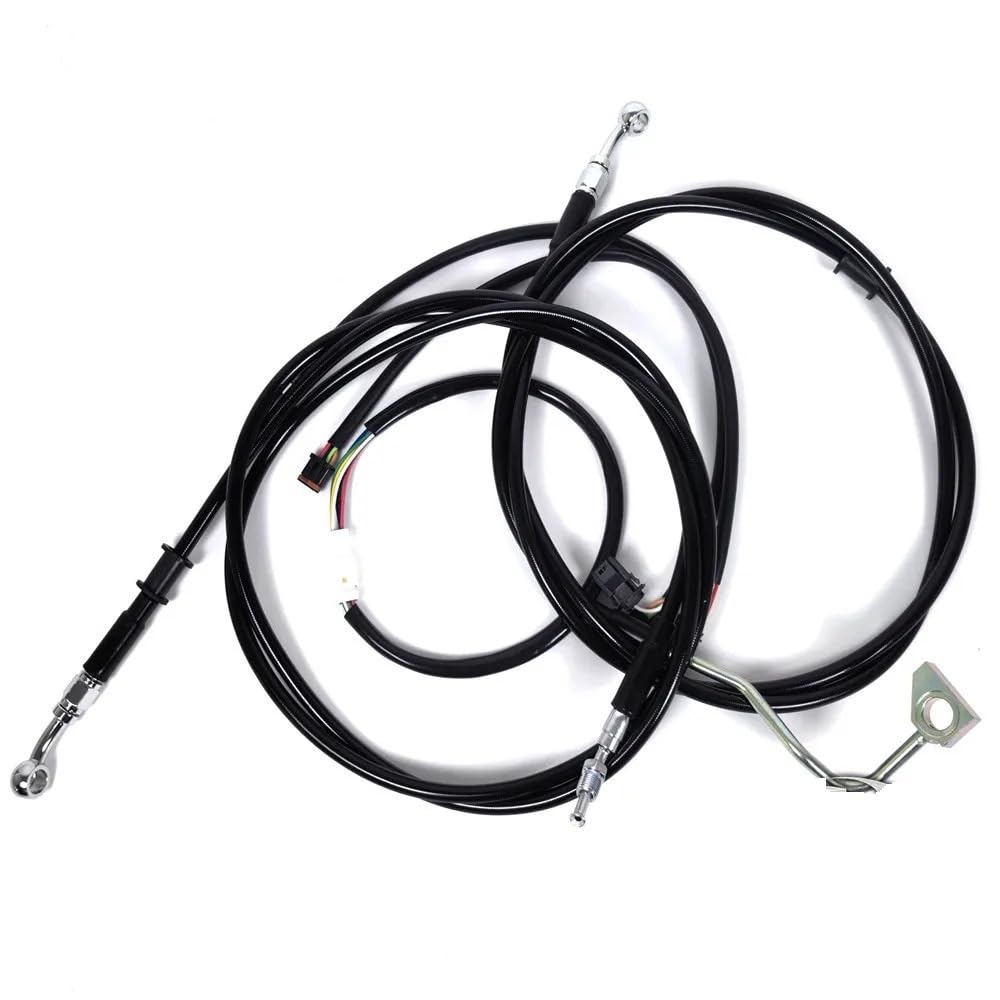 Zestaw naprawczy linek hamulcowych Zestaw przewodów hamulcowych 14"16" do motocykla Touring Electra Glide Street Road King 2014-2023(14 black 17-20)