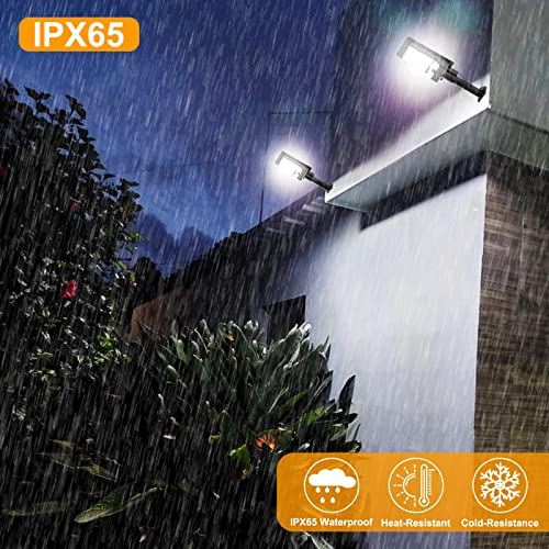 Komrt 1000Lm Solar Motion Sensor Lights - Waterproof Outdoor Security Floodlights For Yard, Garden, Patio, Fence, Front Door, Shed, Deck, Path, And Gutter #TOP4