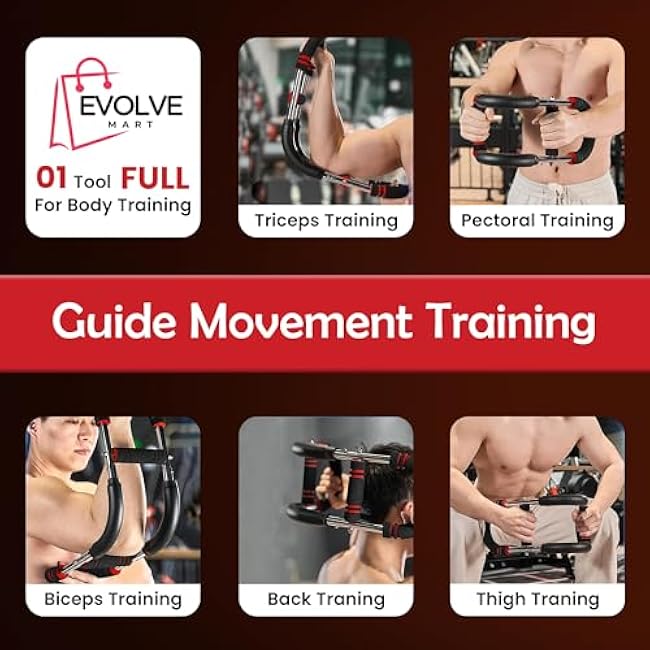 Twister Arm Trainer¨C2 Adjustable Resistance Levels 30-120lb, Arm Trainer for Men & Women with Comfortable Grip, Home Gym Equipment Chest Exerciser for Upper Body Strength, Muscle Building