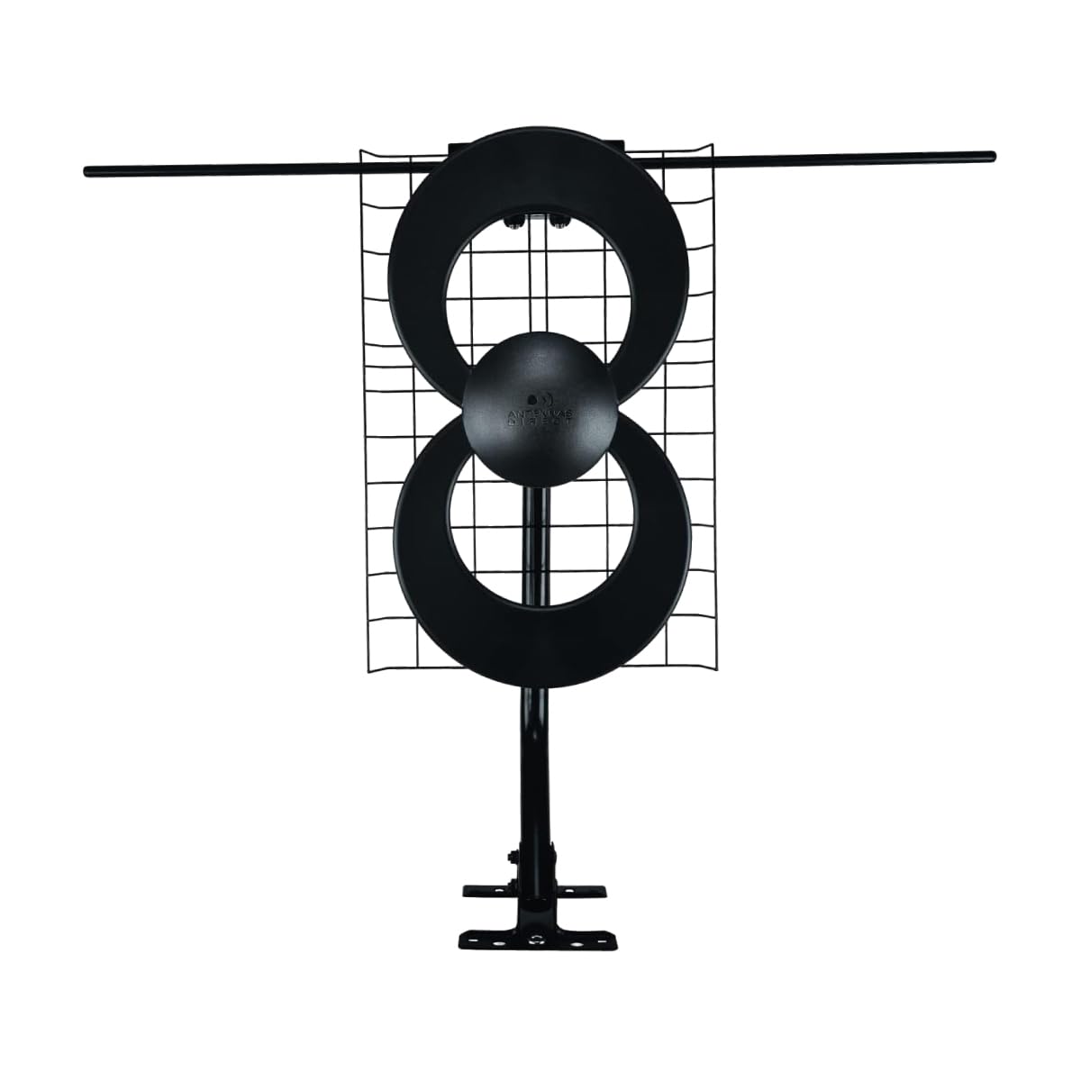 Antennas Direct ClearStream 2V Indoor Outdoor TV Antenna UHF VHF Multi-Directional, 60+ Mile Range, 4K 8K UHD, NEXTGEN TV – w/Reflector, 20-inch Mast