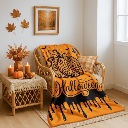 Couverture décorative Halloween, le cadeau idéal pour cocooner sur le sofa - 6