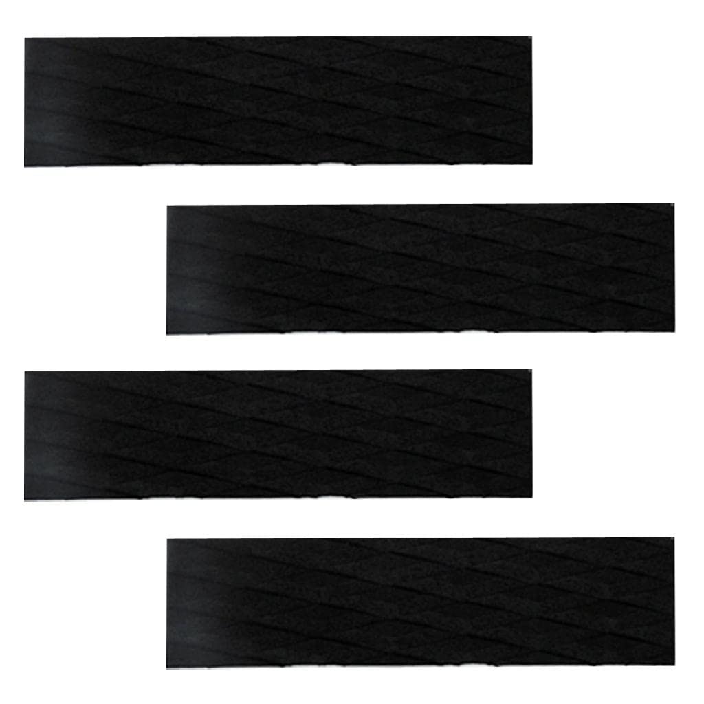 Sharplace 7 Pièces Antidérapantes Black EVA Surfboard Surf Traction Pad Pad Grips Tail Pads