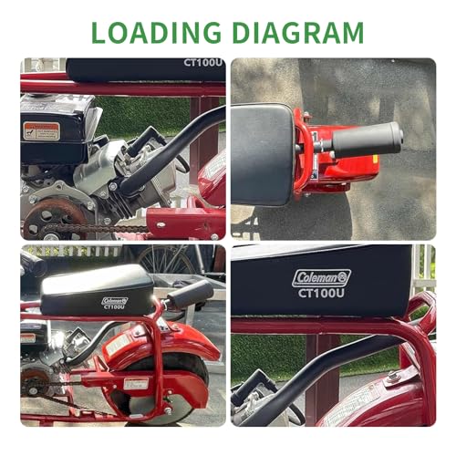 Image of Exhaust With Muffler For Predator 79cc 98cc 3HP For Coleman CT100U Mini bike Black