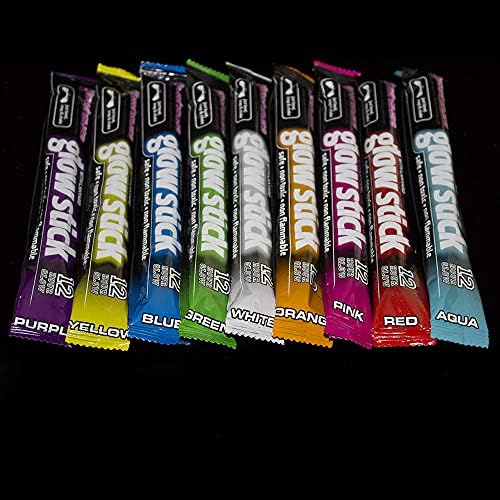 The Glowhouse Premium Ultra Bright 6 inch Glow Sticks Mega Party Pack of 25 (Mixed) - Individually Wrapped with Lanyards UK Brand