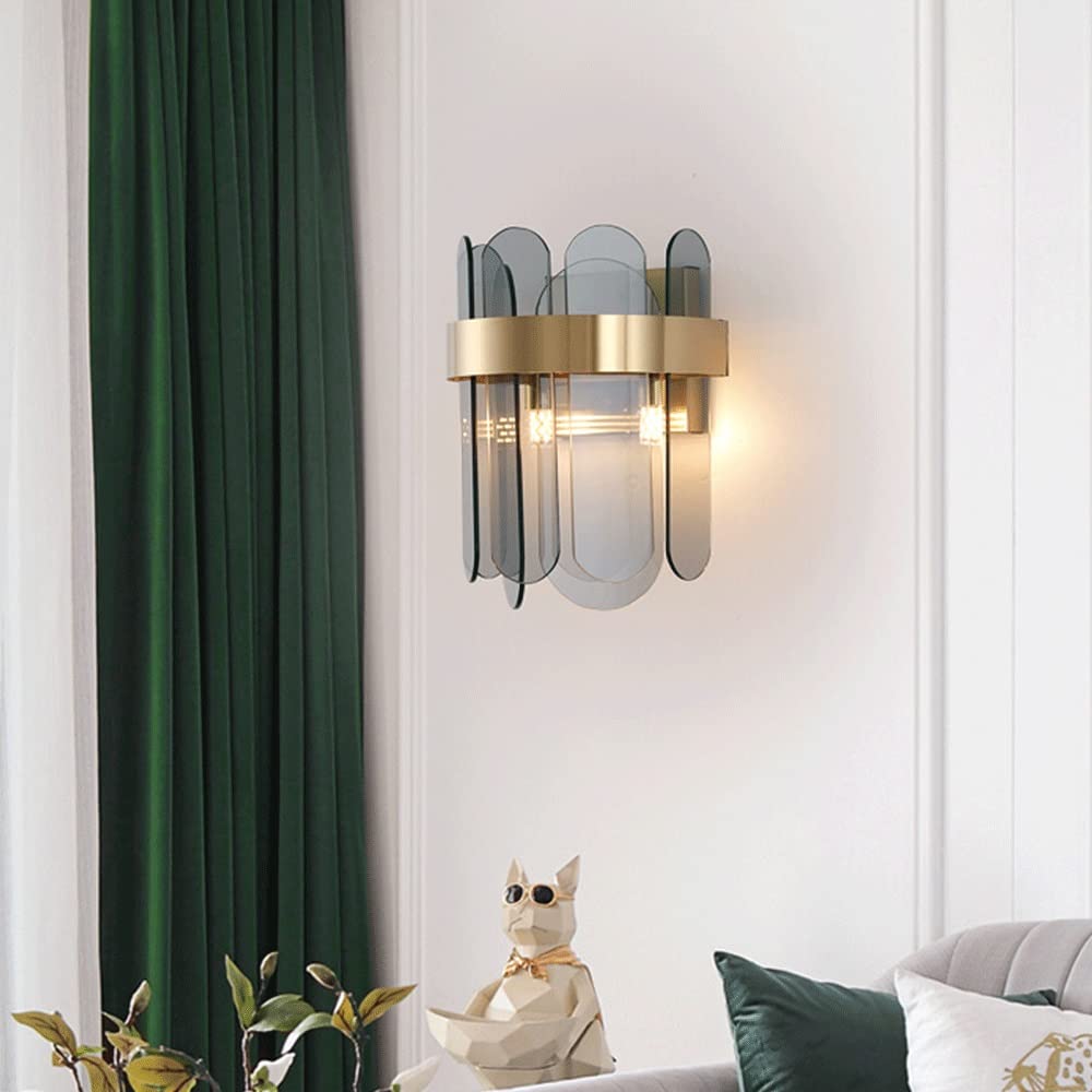 Applique murale LED moderne noire en acrylique GYORI pour éclairage du salon