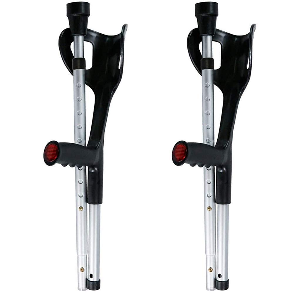 Buy Aluminum Forearm Crutches, Ergonomic Adjustable Lightweight Arm