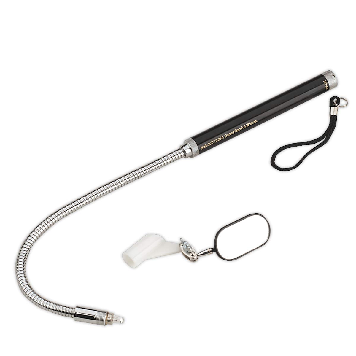 Sealey Flexible Inspection Mirror With Light